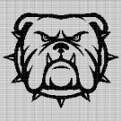 BULLDOG 2 HEAD CROCHET AFGHAN PATTERN GRAPH