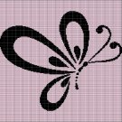 BUTTERFLY 2 CROCHET AFGHAN PATTERN GRAPH
