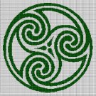 CELTIC CIRCLE CROCHET AFGHAN PATTERN GRAPH