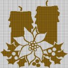 CHRISTMAS CANDLES CROCHET AFGHAN PATTERN GRAPH