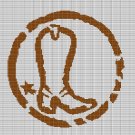 COWBOY BOOT CROCHET AFGHAN PATTERN GRAPH