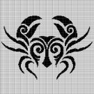 CRAB CROCHET AFGHAN PATTERN GRAPH