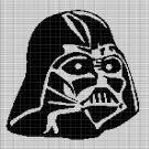 DART VADER HEAD CROCHET AFGHAN PATTERN GRAPH
