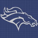DENVER BRONCOS CROCHET AFGHAN PATTERN GRAPH