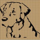 DOG HEAD 5 CROCHET AFGHAN PATTERN GRAPH