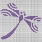 DRAGONFLY 2 CROCHET AFGHAN PATTERN GRAPH