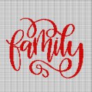 FAMILY 2 CROCHET AFGHAN PATTERN GRAPH