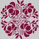 FLOWERS 2 CROCHET AFGHAN PATTERN GRAPH