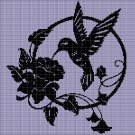 FLOWERS AND HUMMINGBIRDS CROCHET AFGHAN PATTERN GRAPH