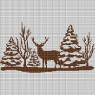 FOREST LANDSCAPE CROCHET AFGHAN PATTERN GRAPH2