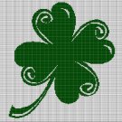 FOUR-LEAF CLOVER 2 CROCHET AFGHAN PATTERN GRAPH2