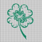 FOUR-LEAF CLOVER 3 CROCHET AFGHAN PATTERN GRAPH2