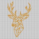 GEOMERIC DEER HEAD CROCHET AFGHAN PATTERN GRAPH