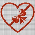 GIFT HEART 2 CROCHET AFGHAN PATTERN GRAPH
