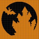 HAUNTED CASTLE CROCHET AFGHAN PATTERN GRAPH