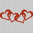 HEARTS 4 CROCHET AFGHAN PATTERN GRAPH