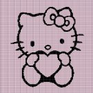 HELLO KITTY WITH HEART CROCHET AFGHAN PATTERN GRAPH HELLO KITTY WITH HEART CROCHET AFGHAN PATTERN GRAPH