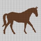 HORSE 7 CROCHET AFGHAN PATTERN GRAPH
