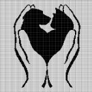 IN THE MASTER'S PALM CROCHET AFGHAN PATTERN CHART