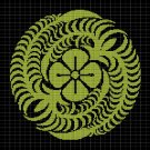 JAPANESE FLOWER 19 CROCHET AFGHAN PATTERN GRAPH