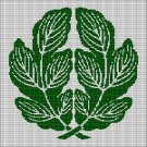 JAPANESE LEAVES 3 CROCHET AFGHAN PATTERN GRAPH