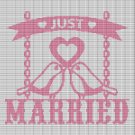 JUST MARRIED CROCHET AFGHAN PATTERN GRAPH