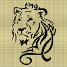 LION HEAD 6 CROCHET AFGHAN PATTERN GRAPH