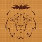 LION HEAD 8 CROCHET AFGHAN PATTERN GRAPH