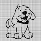 LITTLE DOG 4 CROCHET AFGHAN PATTERN GRAPH