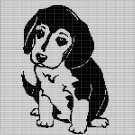LITTLE DOG 7 CROCHET AFGHAN PATTERN GRAPH