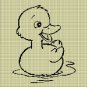 LITTLE DUCK CROCHET AFGHAN PATTERN GRAPH