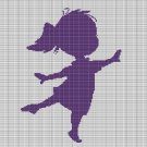 LITTLE GIRL CROCHET AFGHAN PATTERN GRAPH