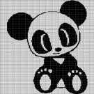 LITTLE PANDA CROCHET AFGHAN PATTERN GRAPH