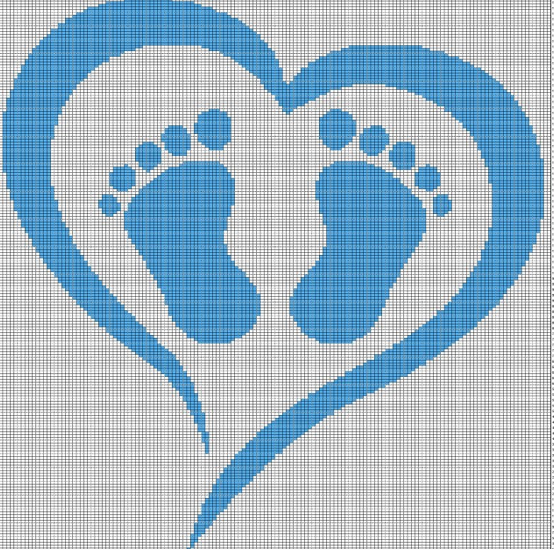 LOVE BABY CROCHET AFGHAN PATTERN GRAPH