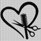 LOVE HAIRDERESSER CROCHET AFGHAN PATTERN GRAPH