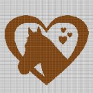 LOVE HORSE CROCHET AFGHAN PATTERN GRAPH LOVE HORSE CROCHET AFGHAN PATTERN GRAPH