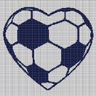 LOVE SOCCER CROCHET AFGHAN PATTERN GRAPH