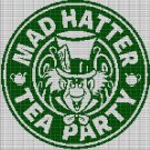 MAD HATTER TEA PARTYCROCHET AFGHAN PATTERN GRAPH
