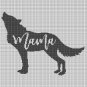 MAMA WOLF CROCHET AFGHAN PATTERN GRAPH