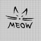 MEOW CROCHET AFGHAN PATTERN GRAPH