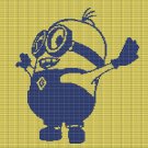 MINION CROCHET AFGHAN PATTERN GRAPH