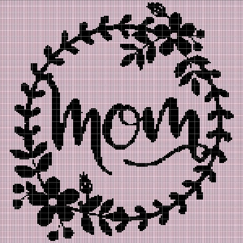 MOM CROCHET AFGHAN PATTERN GRAPH