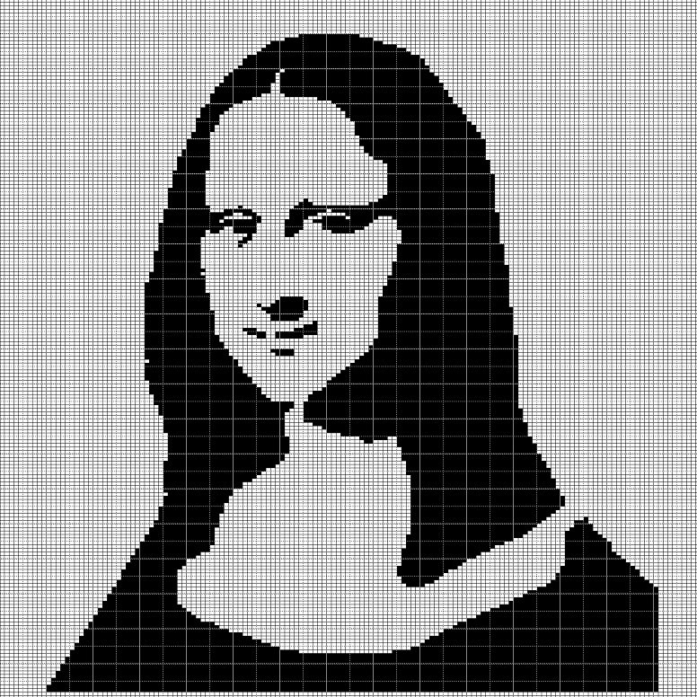 MONA LISA CROCHET AFGHAN PATTERN GRAPH