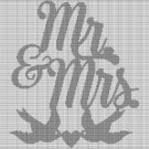 MR. & MRS. 2 CROCHET AFGHAN PATTERN GRAPH
