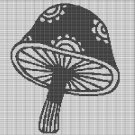 MUSHROOM 2 CROCHET AFGHAN PATTERN GRAPH