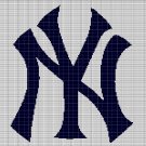 NEW YORK YANKEES CROCHET AFGHAN PATTERN GRAPH