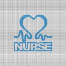 NURSE HEART CROCHET AFGHAN PATTERN GRAPH