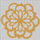ORANGE FLOWER CROCHET AFGHAN PATTERN GRAPH