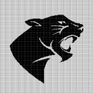 PANTHER HEAD 2 CROCHET AFGHAN PATTERN GRAPH