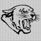 PANTHER HEAD 4 CROCHET AFGHAN PATTERN GRAPH